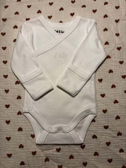 Fern Wrap - White - Personalised