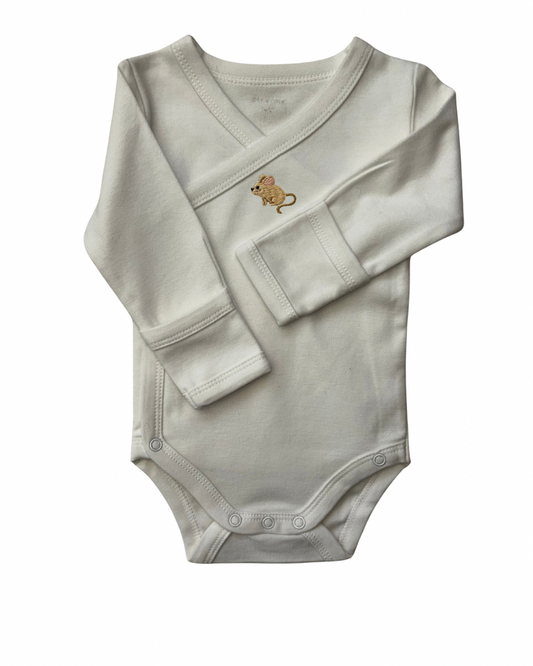 Fern Wrap - White - Forest collection